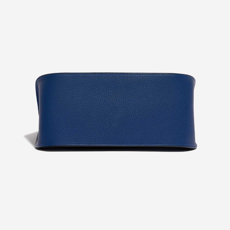 Pre-owned Hermès bag Jypsière 28 Clemence Deep Blue Blue Bottom | Sell your designer bag on Saclab.com