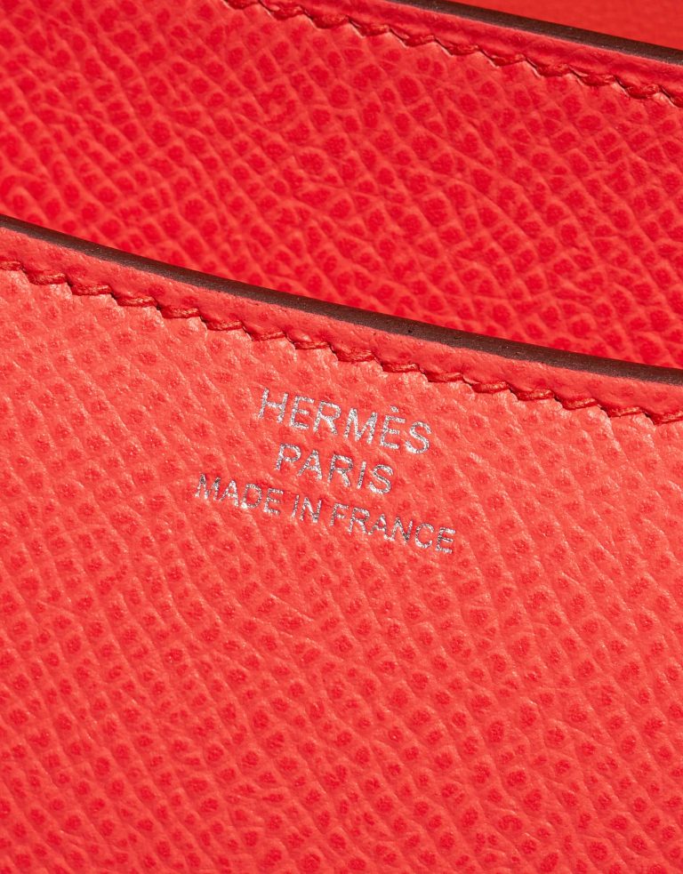 Pre-owned Hermès bag Constance 18 Epsom Rose Texas / Rouge de Coeur Red, Rose Logo | Sell your designer bag on Saclab.com