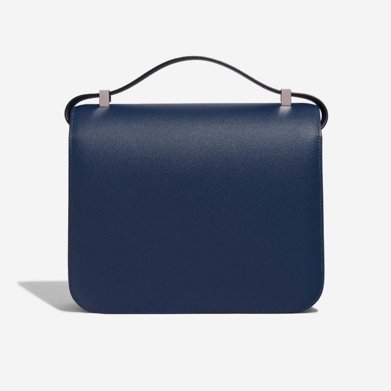 Pre-owned Hermès bag Constance 24 Epsom Deep Blue Blue Back | Sell your designer bag on Saclab.com