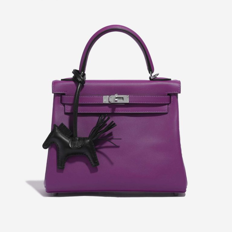 Pre-owned Hermès bag Rodeo Touch PM Milo Lamb / Matte Alligator SO Black Black Detail | Sell your designer bag on Saclab.com