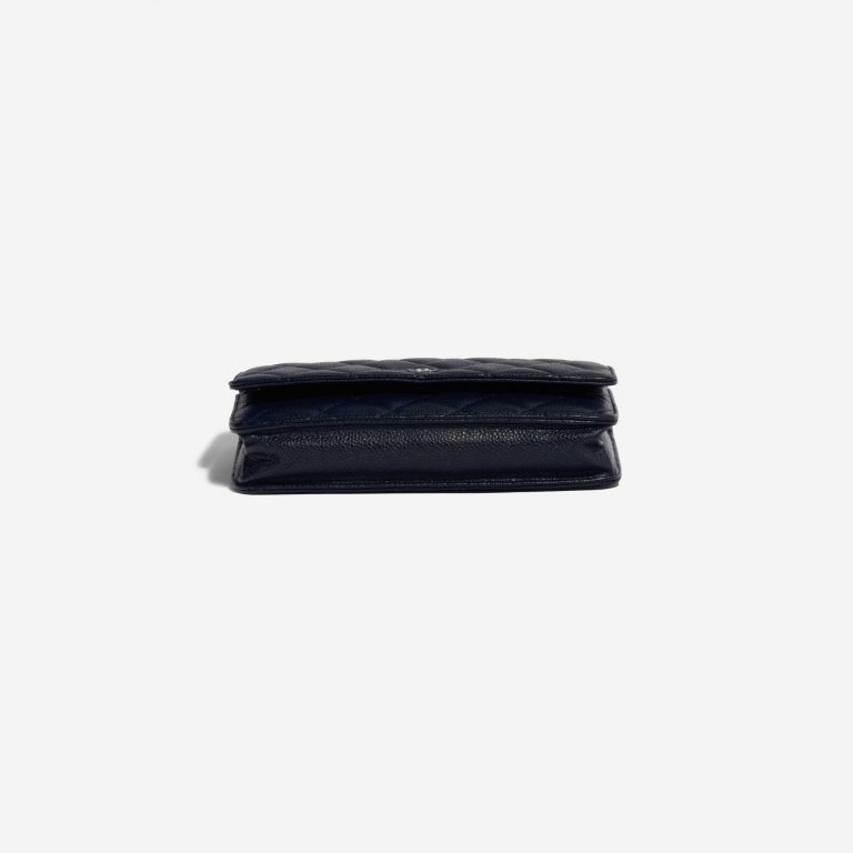 Pre-owned Chanel bag Timeless WOC Caviar Dark Blue Blue Bottom | Sell your designer bag on Saclab.com