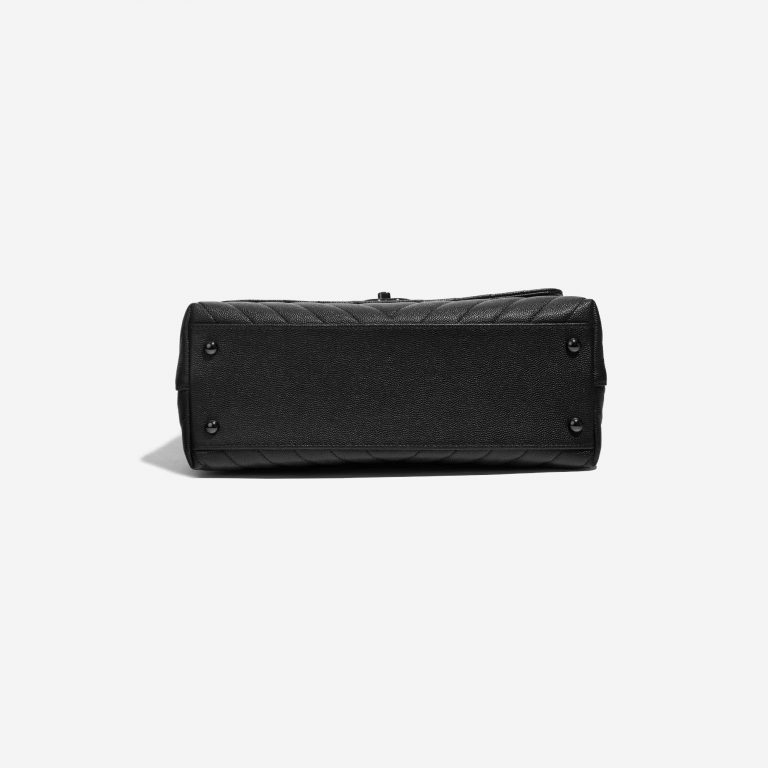 Pre-owned Chanel bag Timeless Handle Medium Caviar So Black Black Bottom | Sell your designer bag on Saclab.com