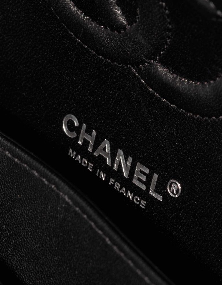 Pre-owned Chanel bag Timeless Medium Lamb So Black Black Logo | Sell your designer bag on Saclab.com