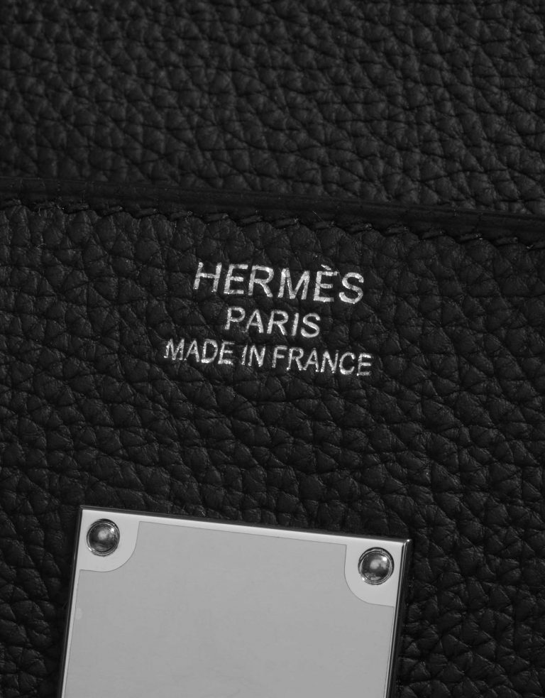 Pre-owned Hermès bag Haut à Courroies 40 Togo Black Black Logo | Sell your designer bag on Saclab.com