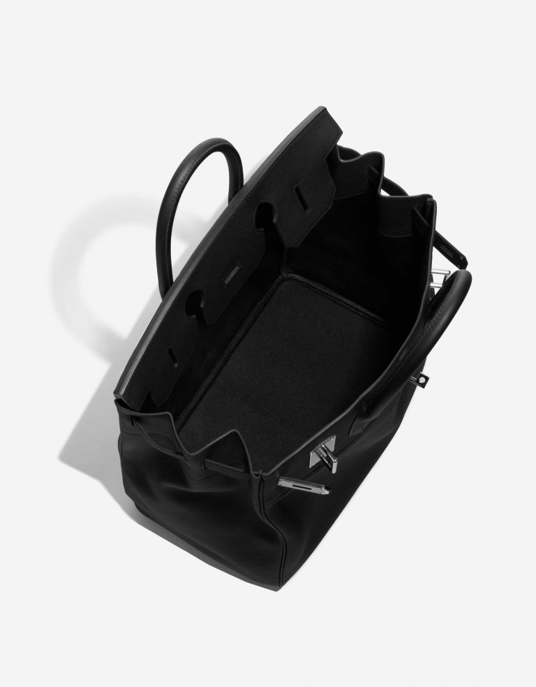 Pre-owned Hermès bag Haut à Courroies 40 Togo Black Black Inside | Sell your designer bag on Saclab.com