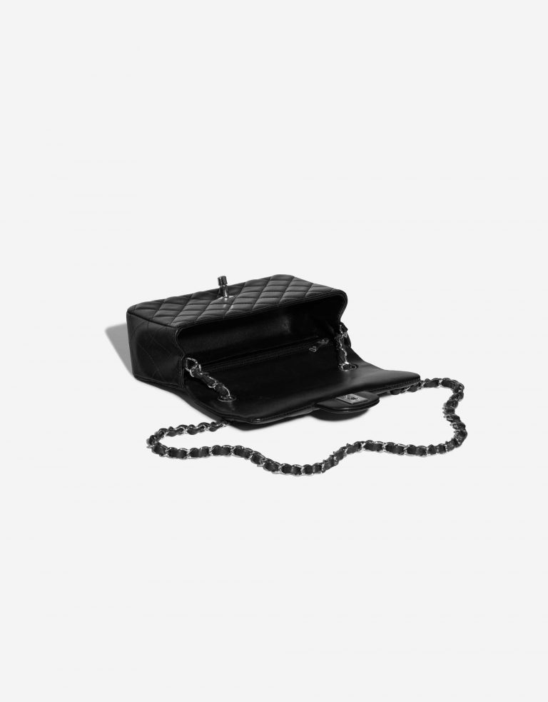 Pre-owned Chanel bag Timeless Mini Rectangular Lamb Black Black Inside | Sell your designer bag on Saclab.com