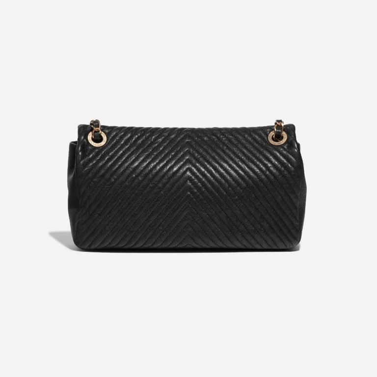 Pre-owned Chanel bag Timeless Small Calf Black Black Back | Sell your designer bag on Saclab.com