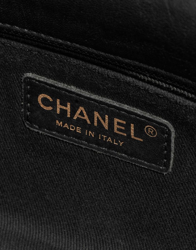 Pre-owned Chanel bag Timeless Small Calf Black Black Logo | Sell your designer bag on Saclab.com