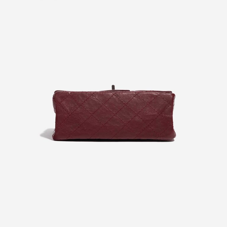 Pre-owned Chanel bag 2.55 Reissue 224 Lamb Dark Red Red Bottom | Sell your designer bag on Saclab.com