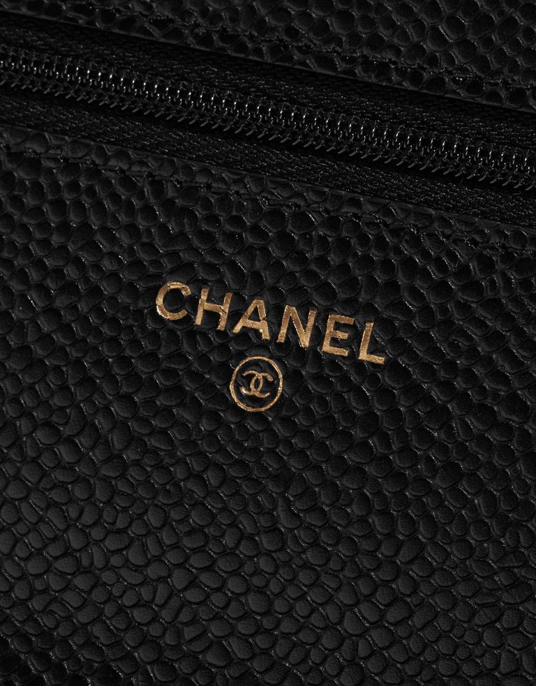 Pre-owned Chanel bag Timeless WOC Caviar Black Black Logo | Sell your designer bag on Saclab.com