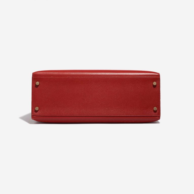 Pre-owned Hermès bag Kelly 32 Epsom Rouge Casaque Red Bottom | Sell your designer bag on Saclab.com