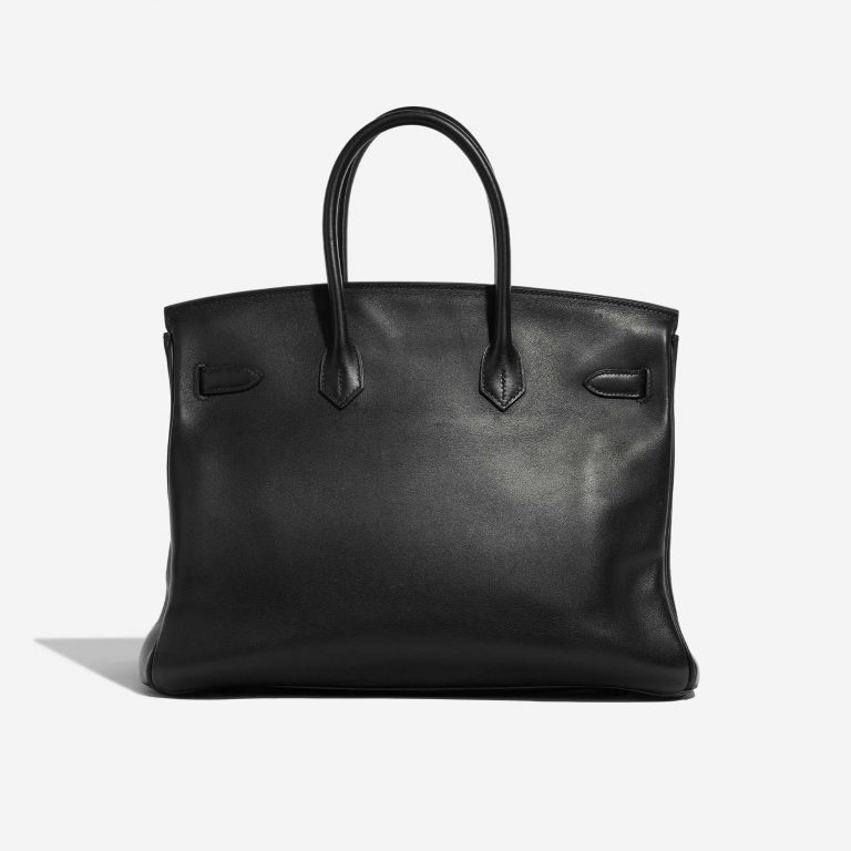 Pre-owned Hermès bag Birkin 35 Veau Jonathan Black Black Back | Sell your designer bag on Saclab.com