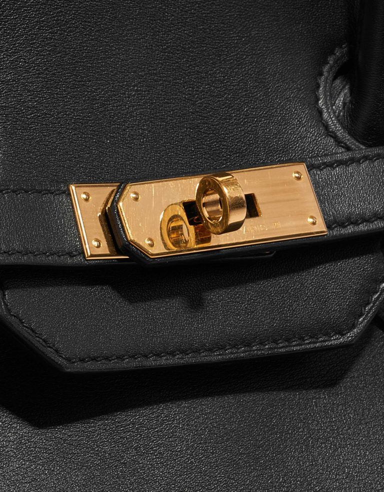 Pre-owned Hermès bag Birkin 35 Veau Jonathan Black Black Closing System | Sell your designer bag on Saclab.com