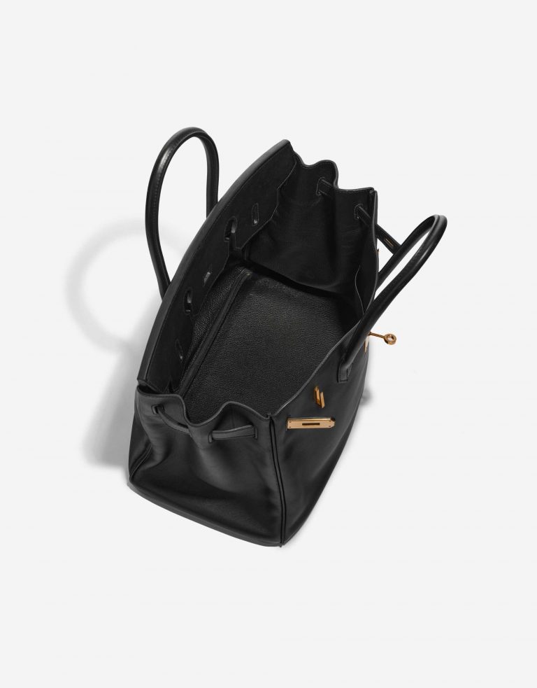 Pre-owned Hermès bag Birkin 35 Veau Jonathan Black Black Inside | Sell your designer bag on Saclab.com