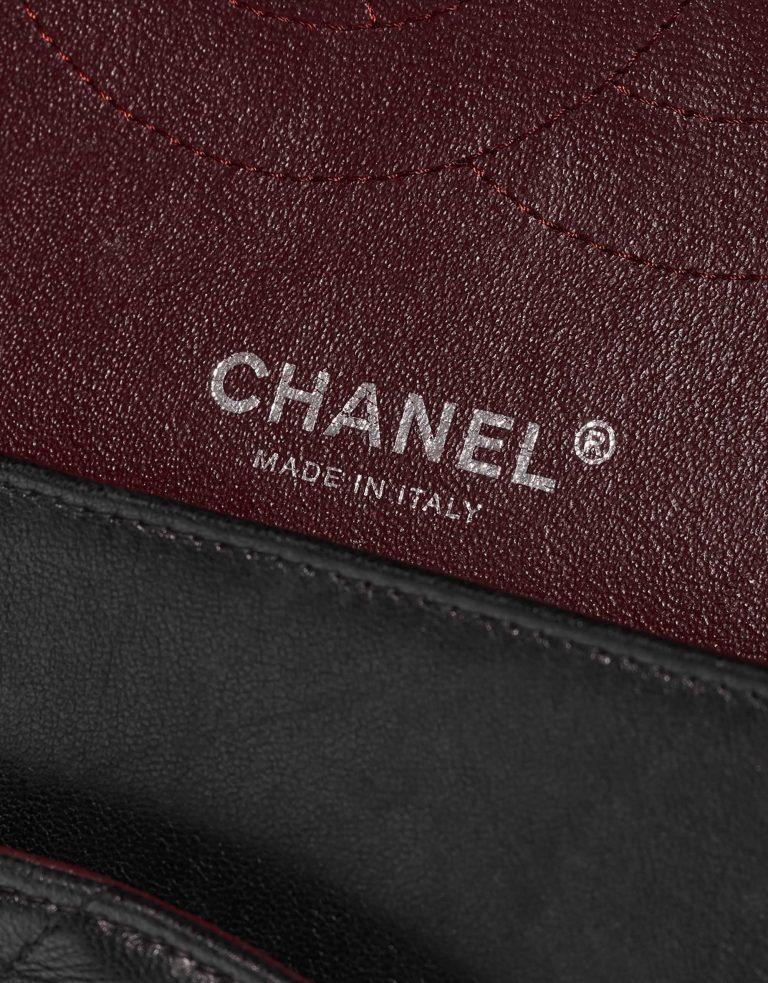 Pre-owned Chanel bag Timeless Jumbo Lamb Black Black Logo | Sell your designer bag on Saclab.com