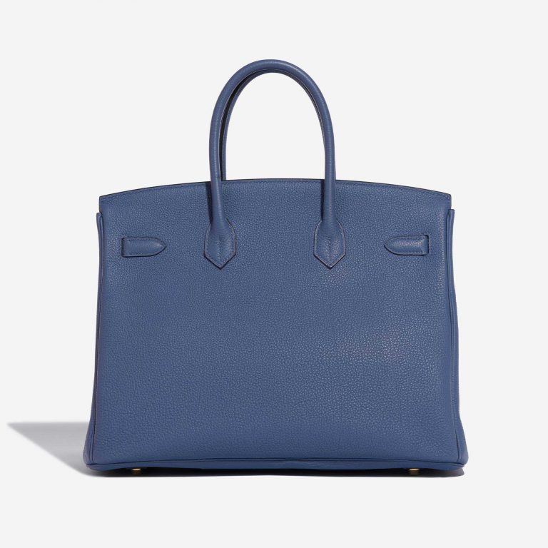 Pre-owned Hermès bag Birkin 35 Togo Blue Brighton Blue Back | Sell your designer bag on Saclab.com