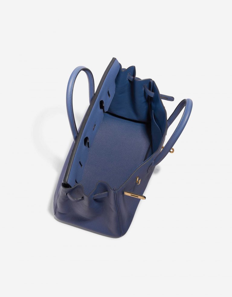 Pre-owned Hermès bag Birkin 35 Togo Blue Brighton Blue Inside | Sell your designer bag on Saclab.com