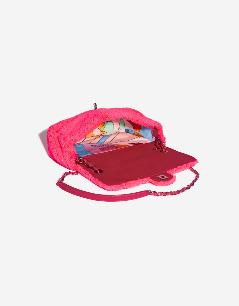 Pre-owned Chanel bag Timeless Jumbo Frottee Pink Pink Inside | Sell your designer bag on Saclab.com