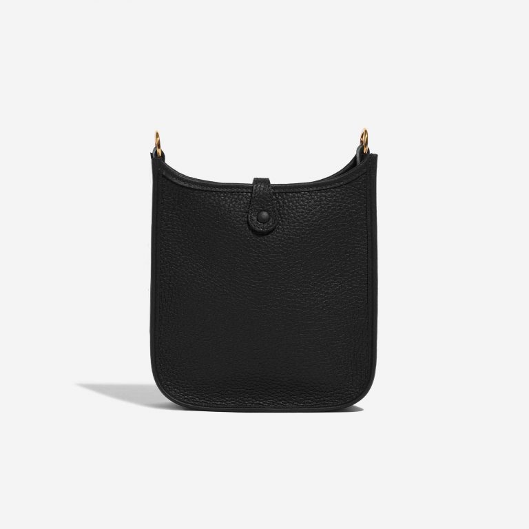 Pre-owned Hermès bag Evelyne 16 Taurillon Clemence Black Black Back | Sell your designer bag on Saclab.com