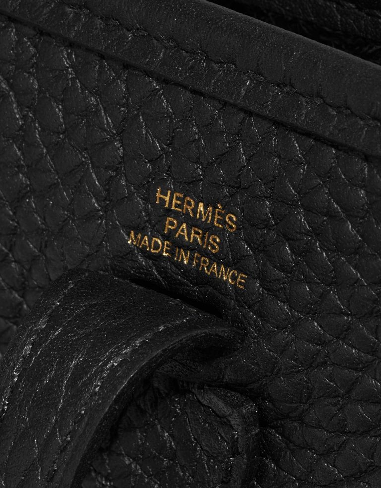 Pre-owned Hermès bag Evelyne 16 Taurillon Clemence Black Black Logo | Sell your designer bag on Saclab.com