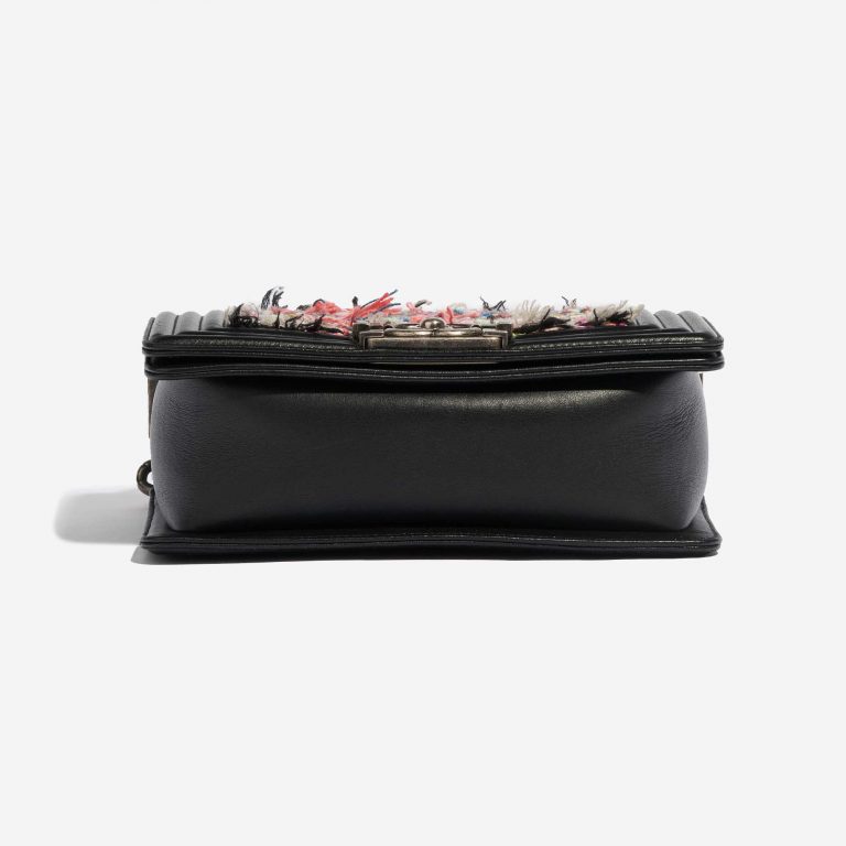 Pre-owned Chanel bag Boy Small Lamb Black / Multicolour Black, Multicolour Bottom | Sell your designer bag on Saclab.com