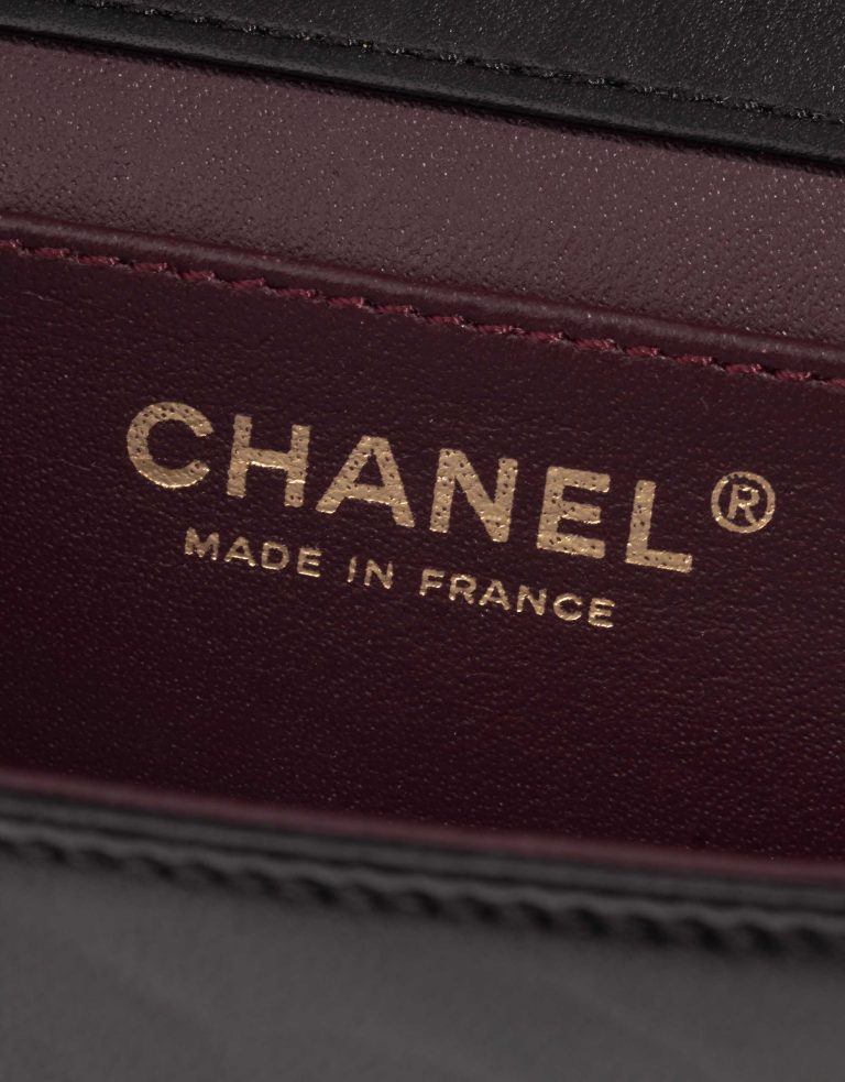 Pre-owned Chanel bag Timeless WOC Lamb Black Black Logo | Sell your designer bag on Saclab.com