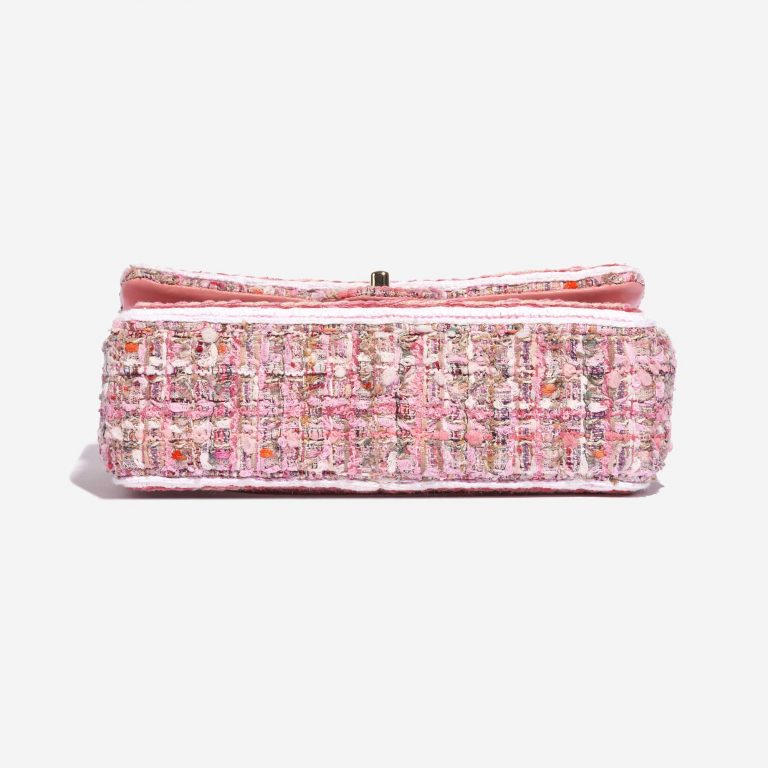 Pre-owned Chanel bag Timeless Medium Tweed Pink Pink Bottom | Sell your designer bag on Saclab.com