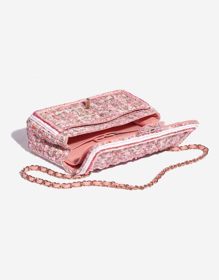 Pre-owned Chanel bag Timeless Medium Tweed Pink Pink Inside | Sell your designer bag on Saclab.com