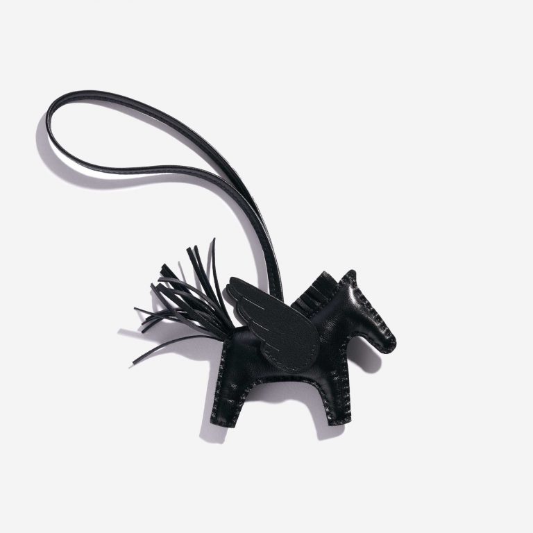 Pre-owned Hermès bag Rodeo PM Milo Lamb So Black Black Front | Sell your designer bag on Saclab.com