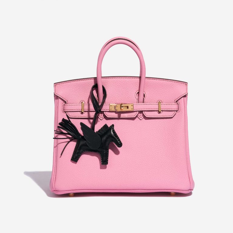 Pre-owned Hermès bag Rodeo PM Milo Lamb So Black Black Detail | Sell your designer bag on Saclab.com