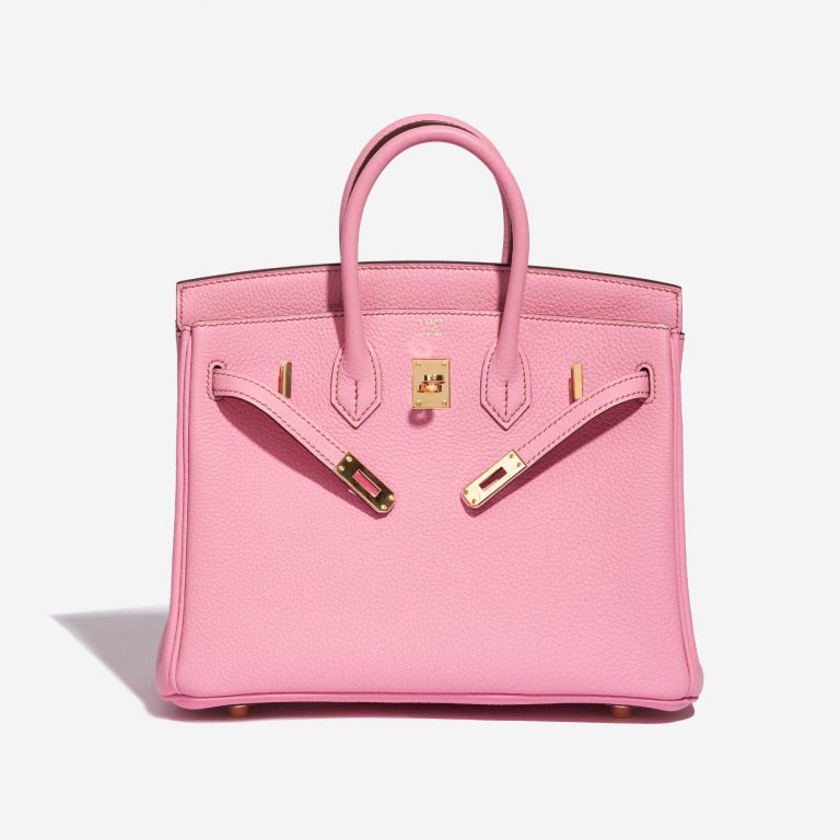Pre-owned Hermès bag Birkin 25 Togo Bubblegum 5P Pink Front Open | Sell your designer bag on Saclab.com