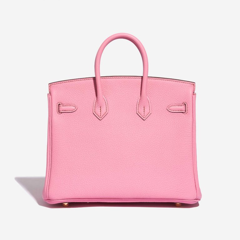 Pre-owned Hermès bag Birkin 25 Togo Bubblegum 5P Pink Back | Sell your designer bag on Saclab.com