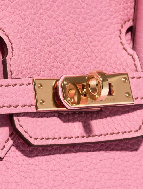 Pre-owned Hermès bag Birkin 25 Togo Bubblegum 5P Pink Closing System | Sell your designer bag on Saclab.com