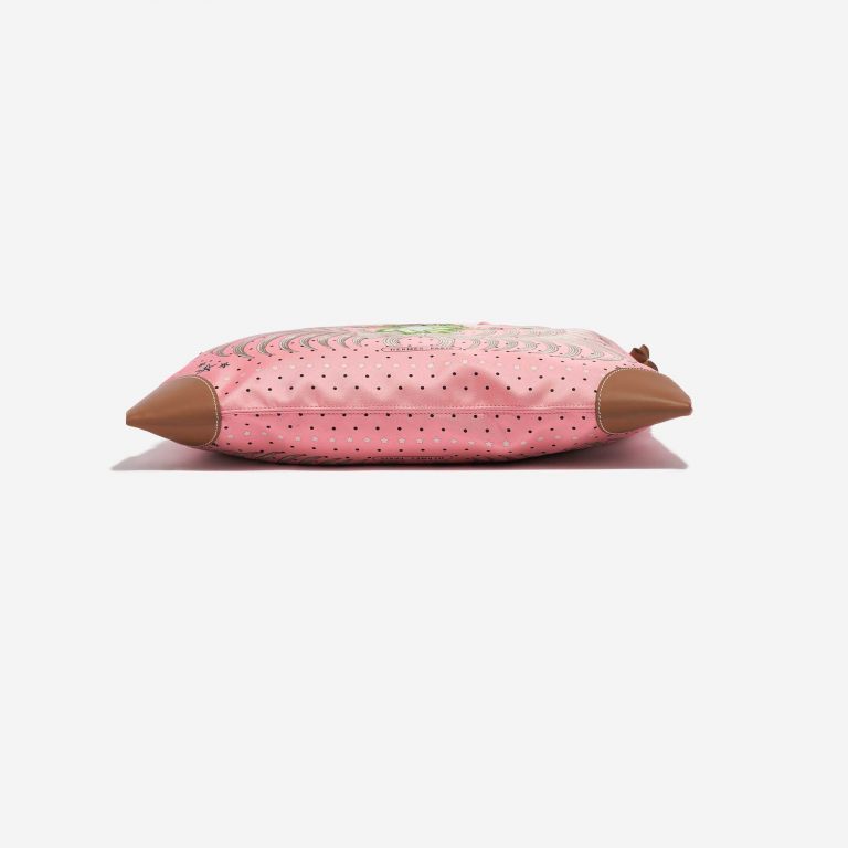 Pre-owned Hermès bag Silk City 41 Silk / Swift Rose d’été / Beige / Sable / Gold Beige, Gold, Rose Bottom | Sell your designer bag on Saclab.com