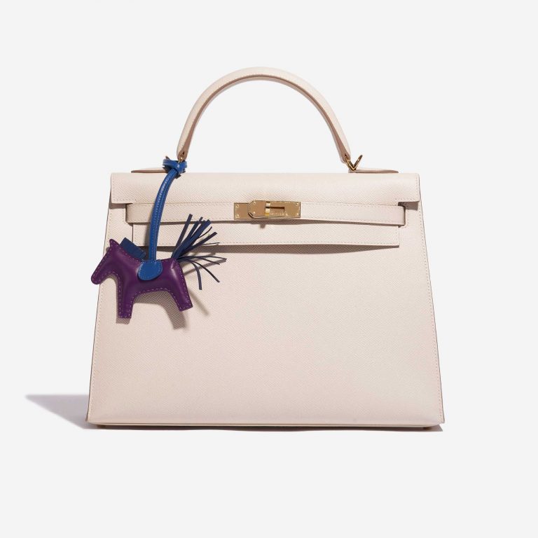 Pre-owned Hermès bag Rodeo PM	Milo Lamb Violet / Saphir / Bleu France Blue, Violet Model | Sell your designer bag on Saclab.com