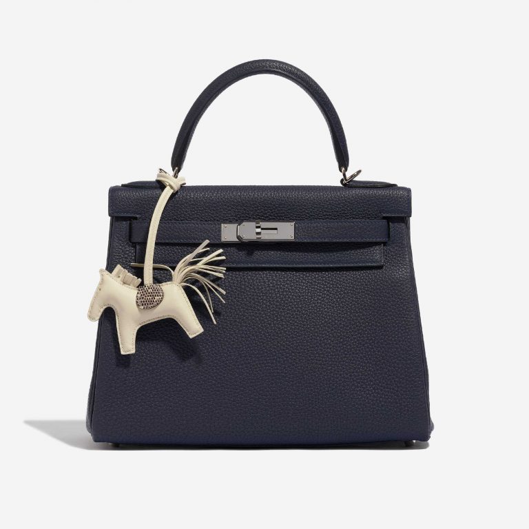 Pre-owned Hermès bag Rodeo PM Swift / Lizard Niloticus Craie / Ombre Brown, Grey Model | Sell your designer bag on Saclab.com