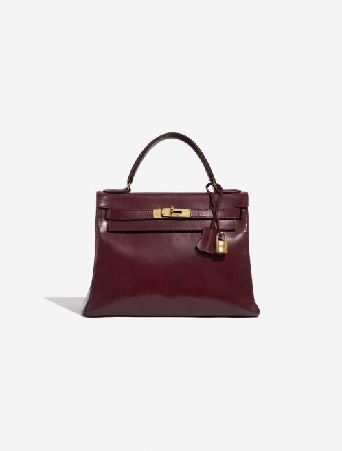 Pre-owned Hermès bag Kelly 28 Box Rouge H Red Front | Sell your designer bag on Saclab.com
