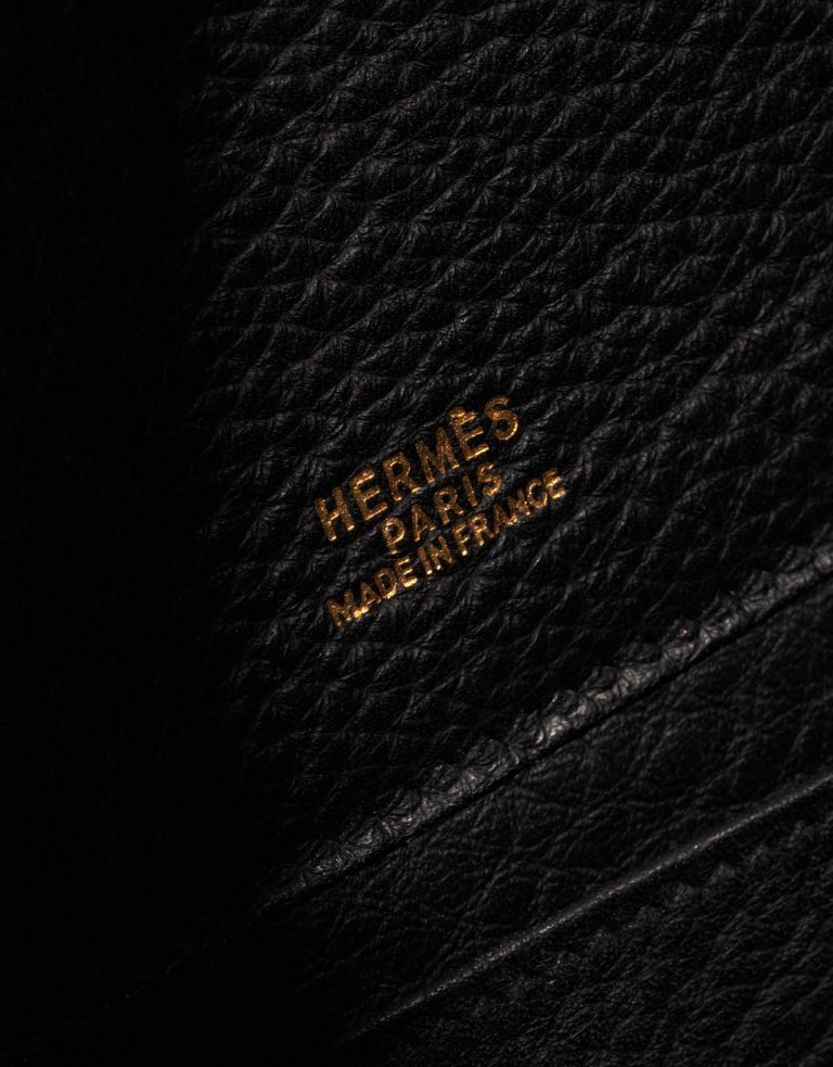Pre-owned Hermès bag Sherpa Backpack Togo Black Black Logo | Sell your designer bag on Saclab.com