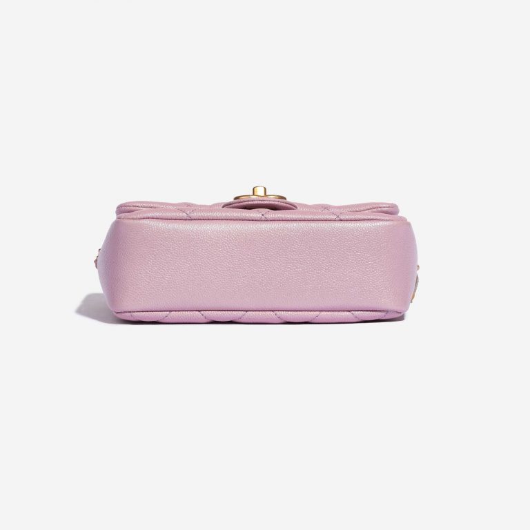 Pre-owned Chanel bag Timeless 21K Square Caviar Lilac Adjustable Violet Bottom | Sell your designer bag on Saclab.com