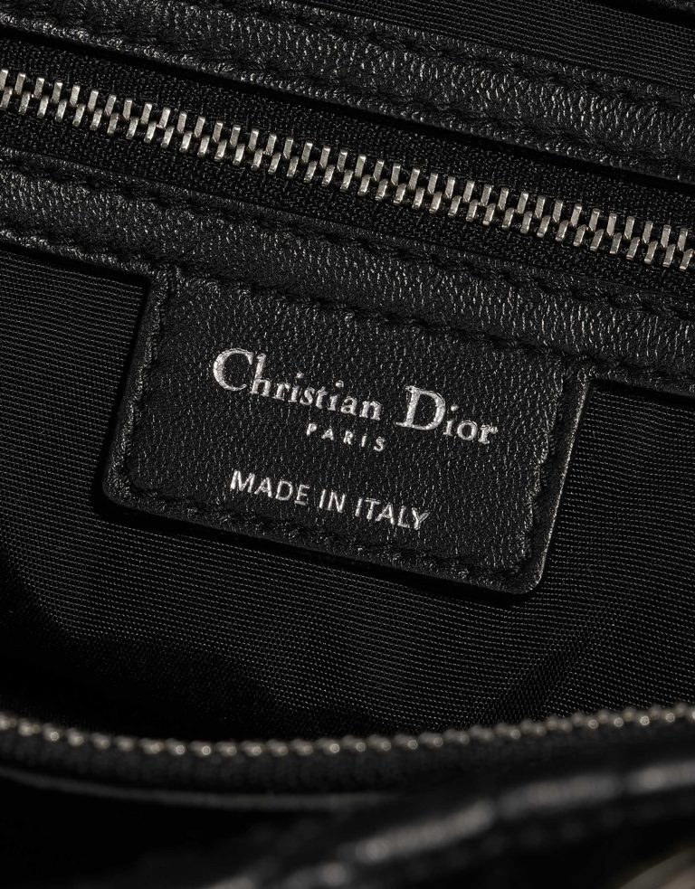 Pre-owned Dior bag Shopper Medium Lamb Black Black Logo | Sell your designer bag on Saclab.com