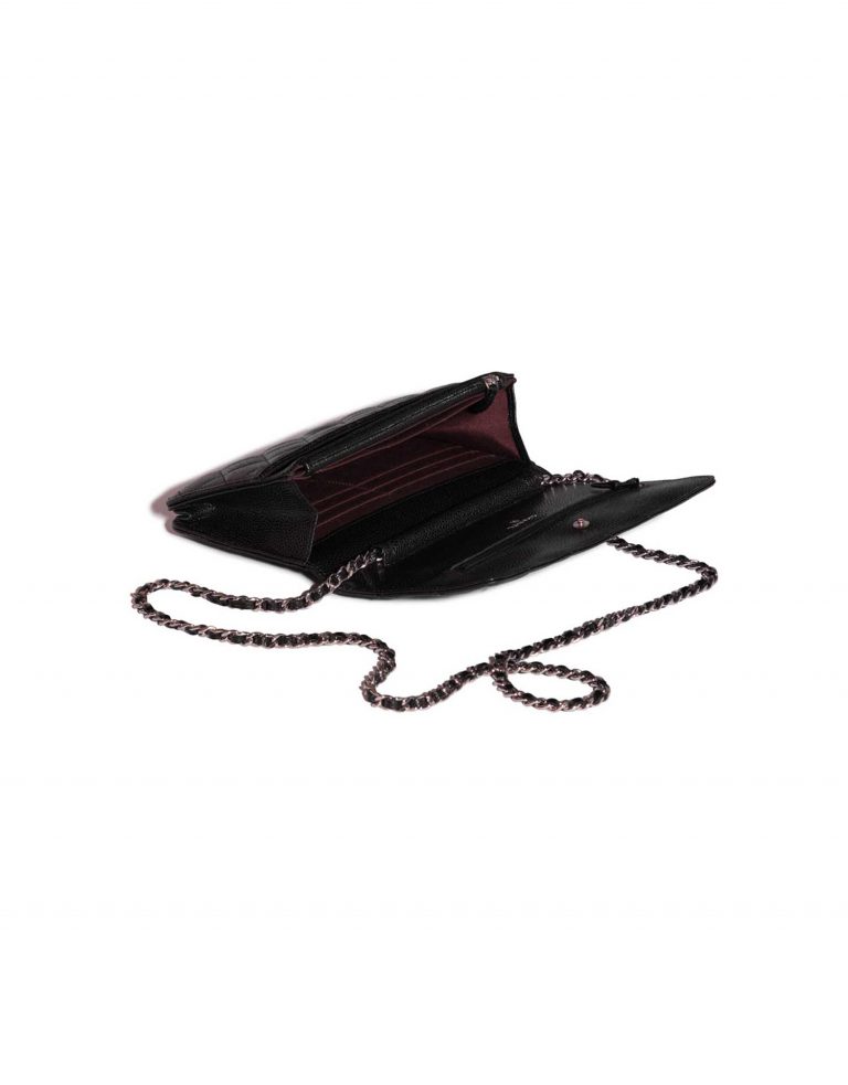Pre-owned Chanel bag Timeless WOC Caviar Black Black | Sell your designer bag on Saclab.com