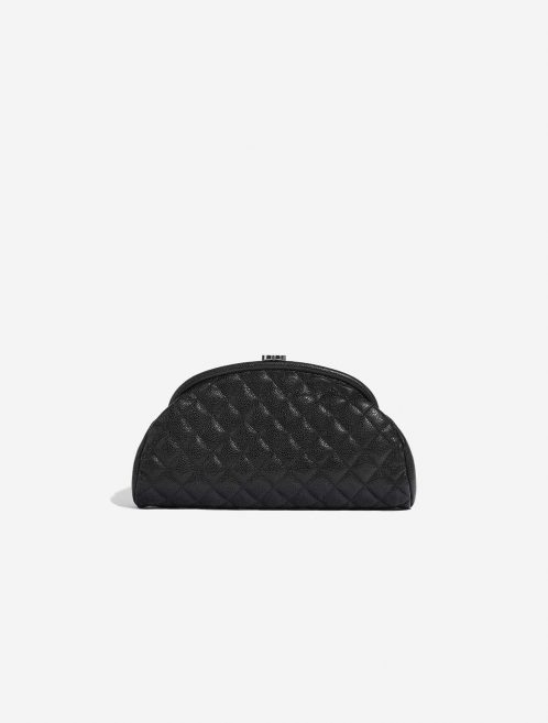 Pre-owned Chanel bag Timeless Clutch Caviar Black Black Front | Sell your designer bag on Saclab.com