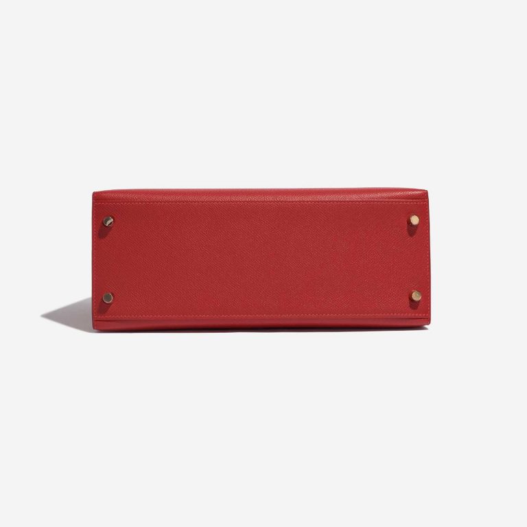 Pre-owned Hermès bag Kelly 28 Epsom Rouge Casaque Red Bottom | Sell your designer bag on Saclab.com