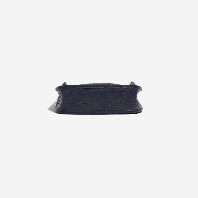 Pre-owned Hermès bag Evelyne 16 Taurillon Clemence Blue Nuit Blue Bottom | Sell your designer bag on Saclab.com