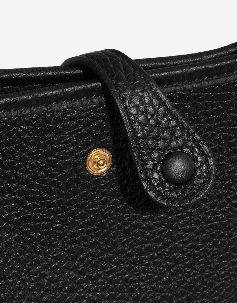 Pre-owned Hermès bag Evelyne 16 Taurillon Clemence Black Black Closing System | Sell your designer bag on Saclab.com
