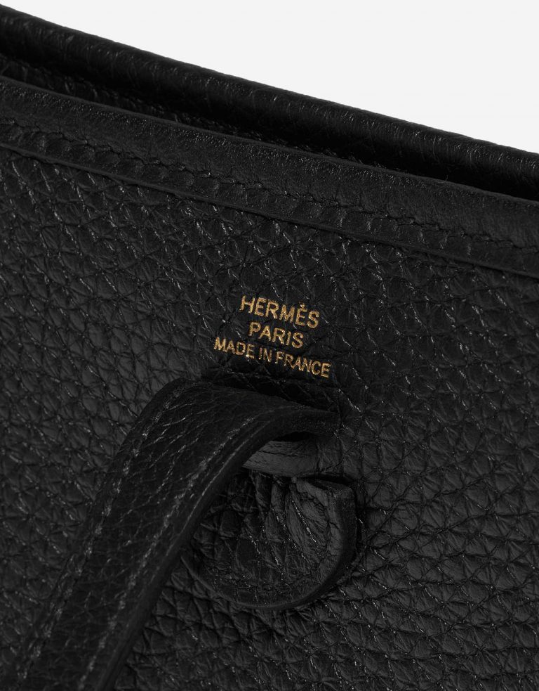 Pre-owned Hermès bag Evelyne 16 Taurillon Clemence Black Black Logo | Sell your designer bag on Saclab.com