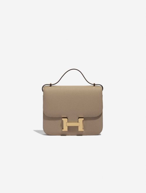 Pre-owned Hermès bag Constance 18 Epsom Trench Beige Front | Sell your designer bag on Saclab.com
