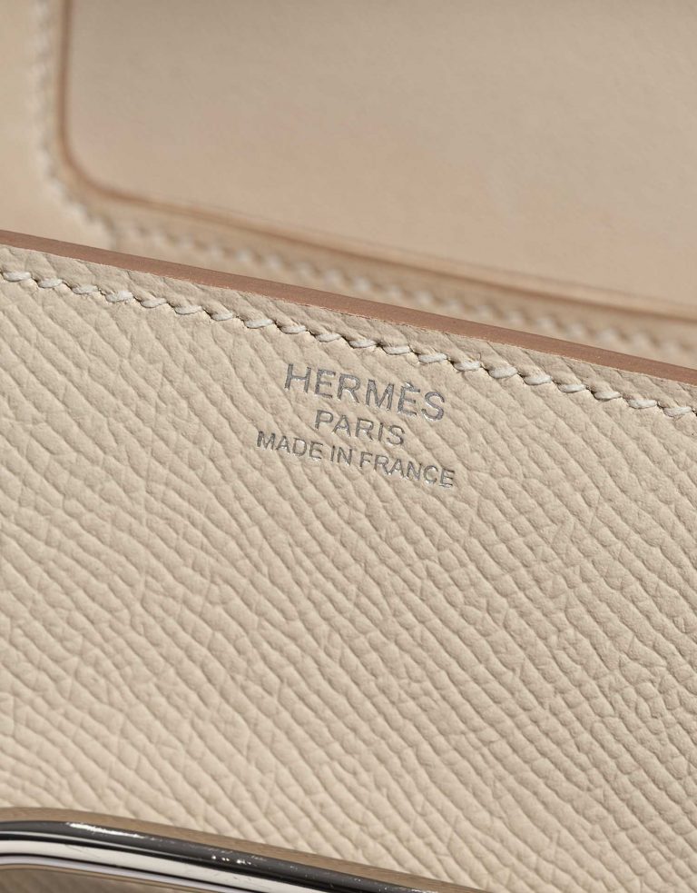 Pre-owned Hermès bag Cavalleria Mini Epsom Craie Beige Logo | Sell your designer bag on Saclab.com