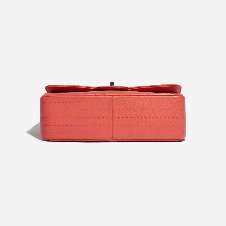 Pre-owned Chanel bag Timeless Jumbo Caviar Coral Pink Pink Bottom | Sell your designer bag on Saclab.com