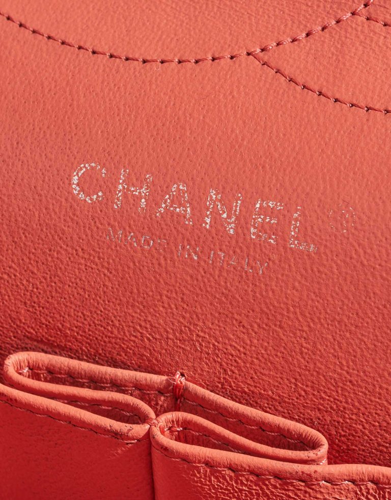 Pre-owned Chanel bag Timeless Jumbo Caviar Coral Pink Pink Logo | Sell your designer bag on Saclab.com